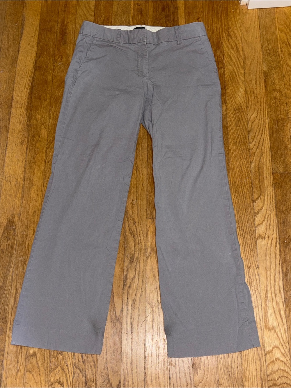 J. Crew Gray Flare Wide-Leg Jeans